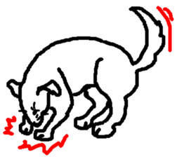 Daily conversation of dog sticker #2437747