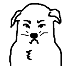 Daily conversation of dog sticker #2437758