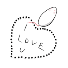 Love and Simple mouse sticker #2437836