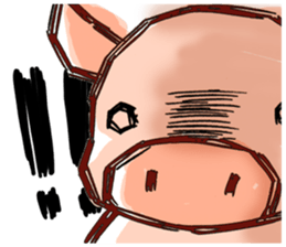 Everyday of miniature pig (response) sticker #2437995