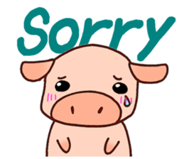 Everyday of miniature pig (response) sticker #2437997