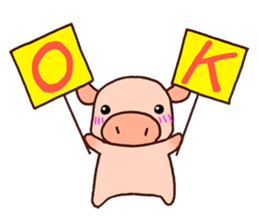 Everyday of miniature pig (response) sticker #2438004