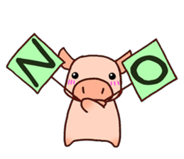 Everyday of miniature pig (response) sticker #2438005