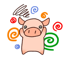 Everyday of miniature pig (response) sticker #2438007