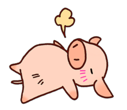 Everyday of miniature pig (response) sticker #2438012