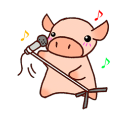 Everyday of miniature pig (response) sticker #2438015