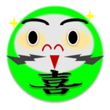 combination of Dharma doll and kanji sticker #2438016