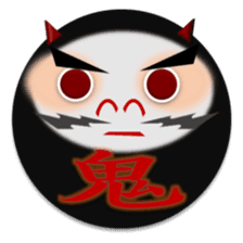 combination of Dharma doll and kanji sticker #2438021