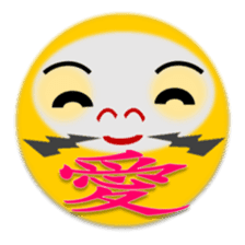 combination of Dharma doll and kanji sticker #2438048