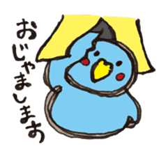 An old-fashioned parrot sticker #2438532