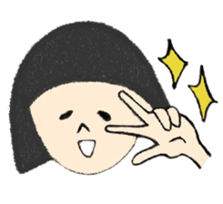 Easy-going Japanese Girl sticker #2439258