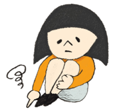 Easy-going Japanese Girl sticker #2439272