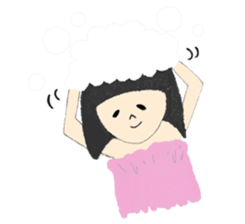 Easy-going Japanese Girl sticker #2439273