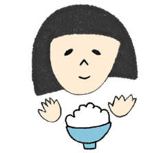 Easy-going Japanese Girl sticker #2439274