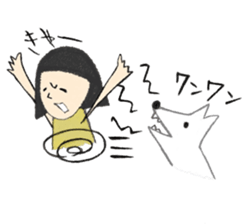 Easy-going Japanese Girl sticker #2439288