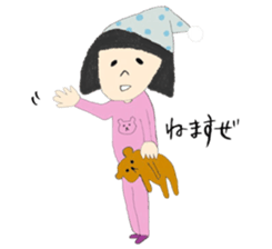 Easy-going Japanese Girl sticker #2439290