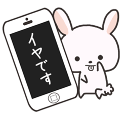 Carrying and rabbit sticker #2439657