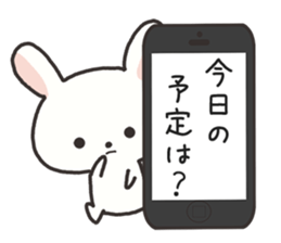 Carrying and rabbit sticker #2439658