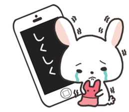 Carrying and rabbit sticker #2439668