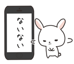 Carrying and rabbit sticker #2439679