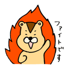 The polite language sticker of squirrel sticker #2439804