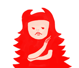 Lazy monster girl vol.2 sticker #2440068