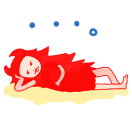 Lazy monster girl vol.2 sticker #2440080