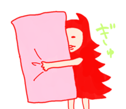 Lazy monster girl vol.2 sticker #2440090