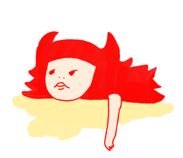 Lazy monster girl vol.2 sticker #2440091