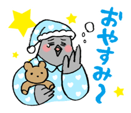 Pigeon or Human ? She is Hatoco!! sticker #2440716