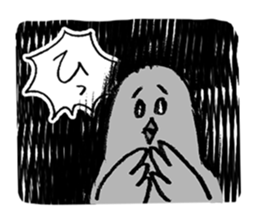 Pigeon or Human ? She is  Hatoco!! sticker #2440720