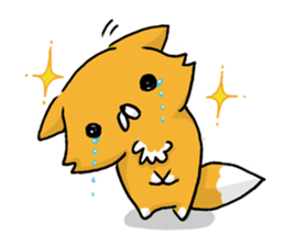 Fox & Raccoon dog in Kyoto sticker #2440985