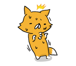 Fox & Raccoon dog in Kyoto sticker #2440987