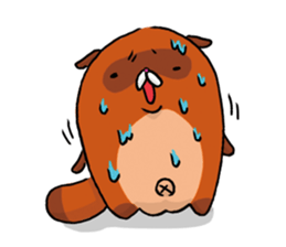 Fox & Raccoon dog in Kyoto sticker #2440990