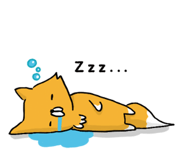 Fox & Raccoon dog in Kyoto sticker #2441015