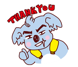 Unique koala sticker #2441356