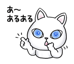 Blue eyes cat "Maiko"& "Ataru" sticker #2441570