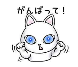 Blue eyes cat "Maiko"& "Ataru" sticker #2441575