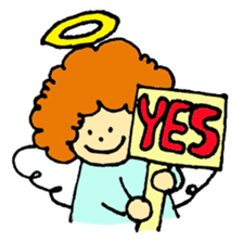 Angel partly Devil sticker #2442171