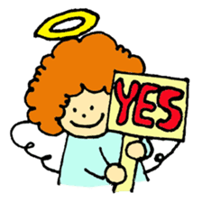 Angel partly Devil sticker #2442171