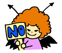 Angel partly Devil sticker #2442175