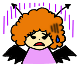 Angel partly Devil sticker #2442182