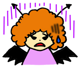 Angel partly Devil sticker #2442182