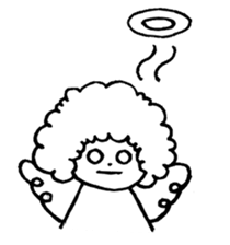 Angel partly Devil sticker #2442184