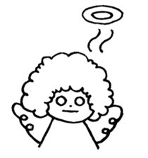 Angel partly Devil sticker #2442184