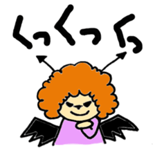 Angel partly Devil sticker #2442188