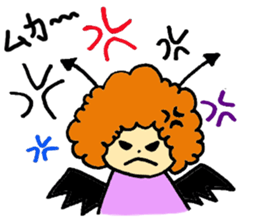 Angel partly Devil sticker #2442191