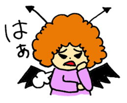 Angel partly Devil sticker #2442196