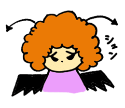 Angel partly Devil sticker #2442198