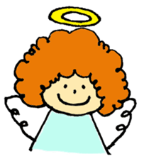 Angel partly Devil sticker #2442202